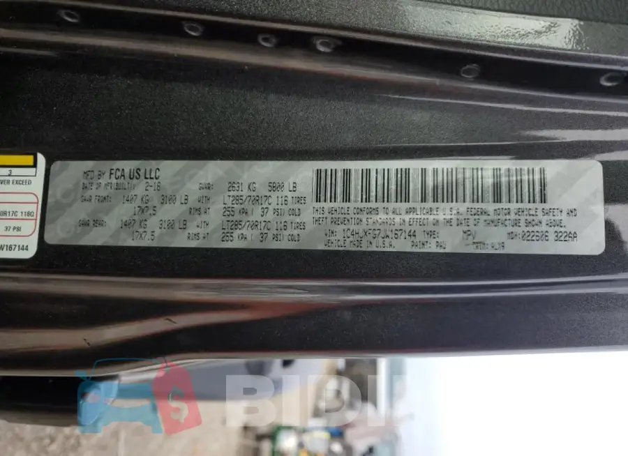 1C4HJXFG7JW167144 Photo# 13