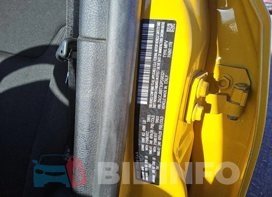 ZACCJBBT3GPD90321 Photo# 13