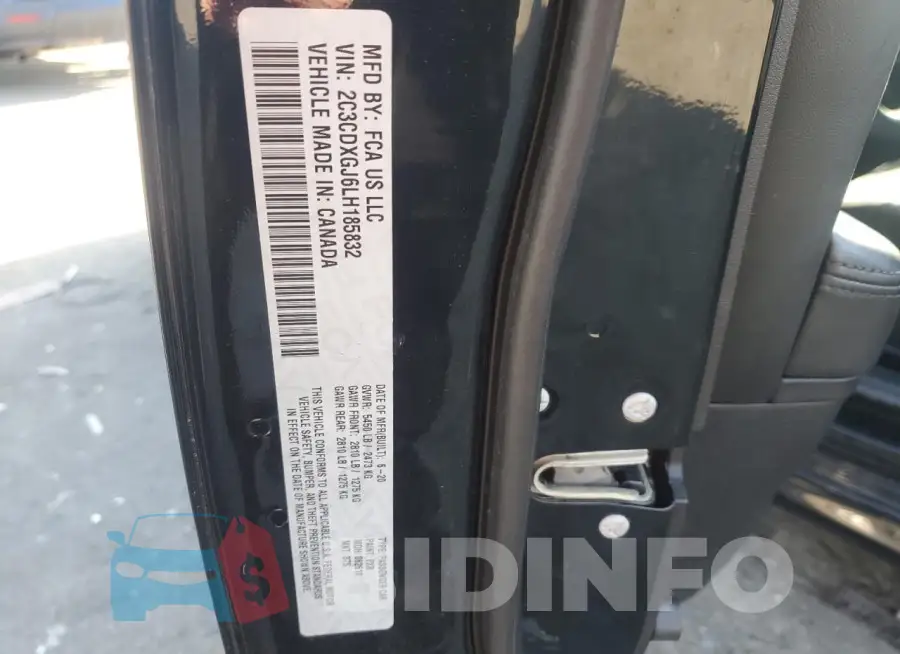 2C3CDXGJ6LH185832 Photo# 12