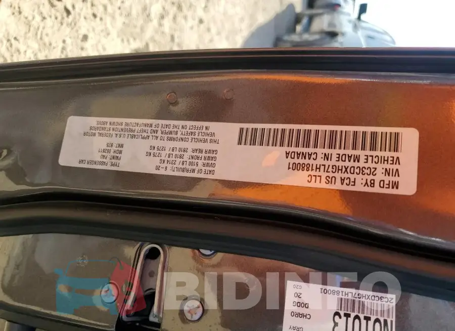 2C3CDXHG7LH188001 Photo# 12
