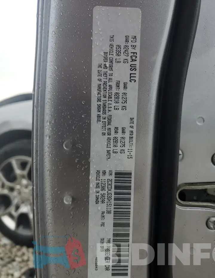 2C3CDXJG3GH151138 Photo# 12