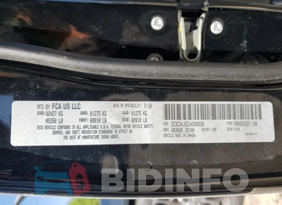 2C3CDXJG3JH330528 Photo# 12