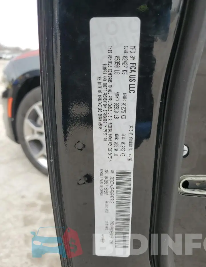 2C3CDXJG4GH247912 Photo# 12