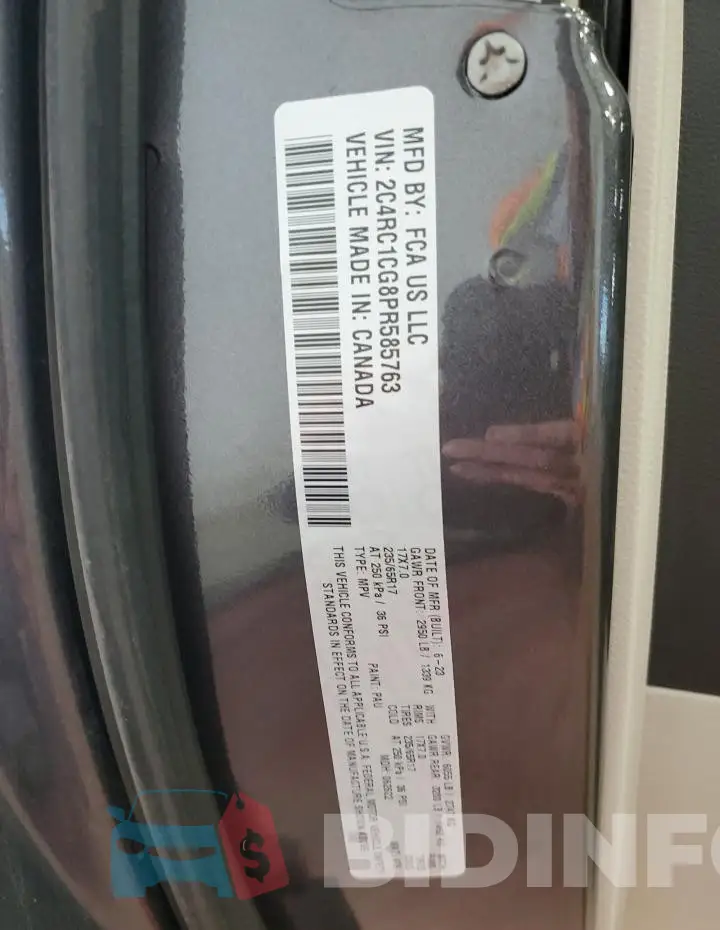 2C4RC1CG8PR585763 Photo# 14