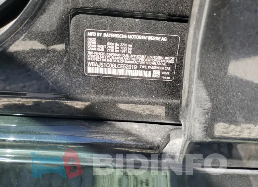 WBAJS1C06LCE52019 Photo# 12