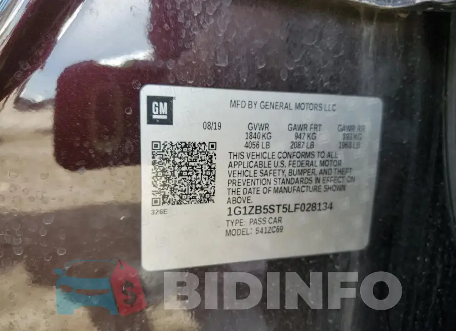 1G1ZB5ST5LF028134 Photo# 12