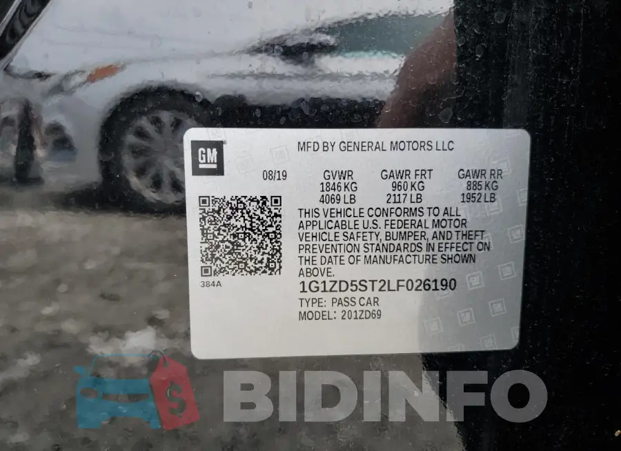 1G1ZD5ST2LF026190 Photo# 12