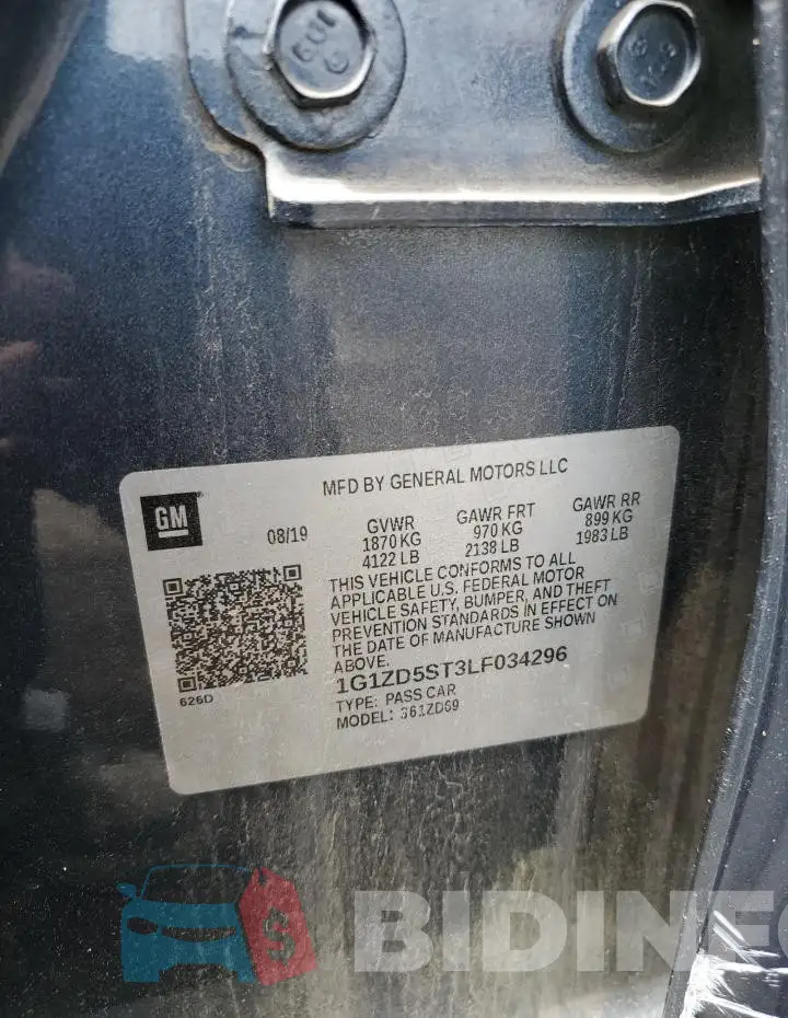 1G1ZD5ST3LF034296 Photo# 13