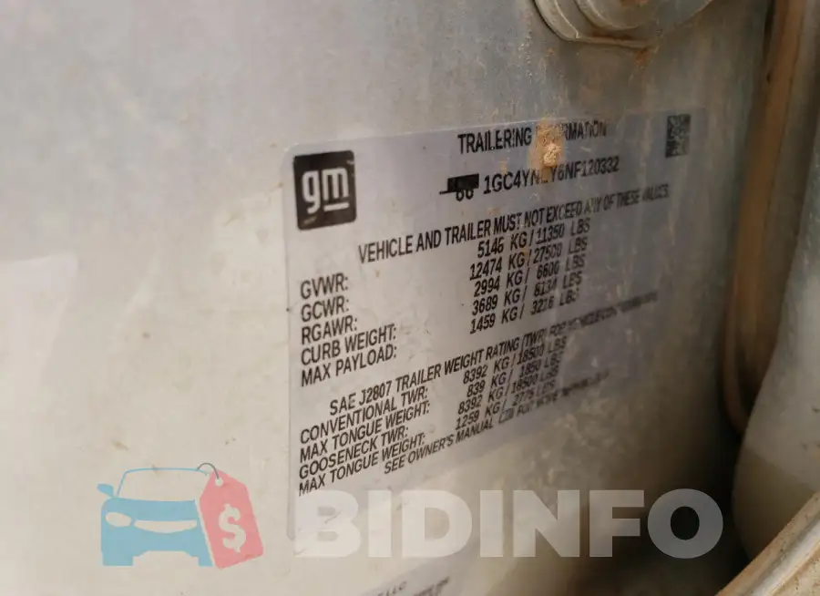 1GC4YNEY6NF120332 Photo# 12