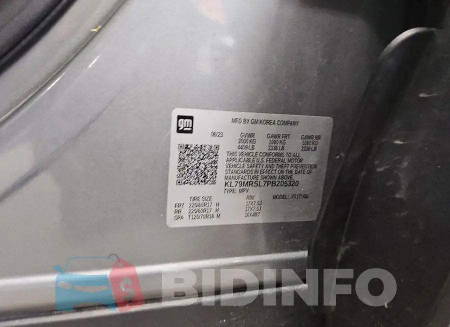 KL79MRSL7PB205320 Photo# 13