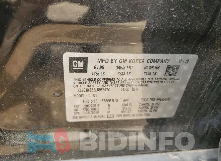KL7CJKSB2LB083974 Photo# 13