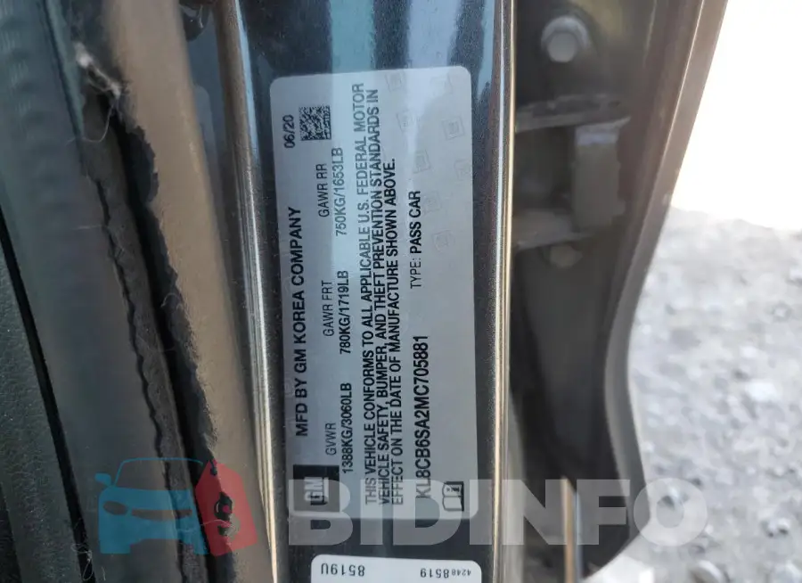 KL8CB6SA2MC705881 Photo# 13