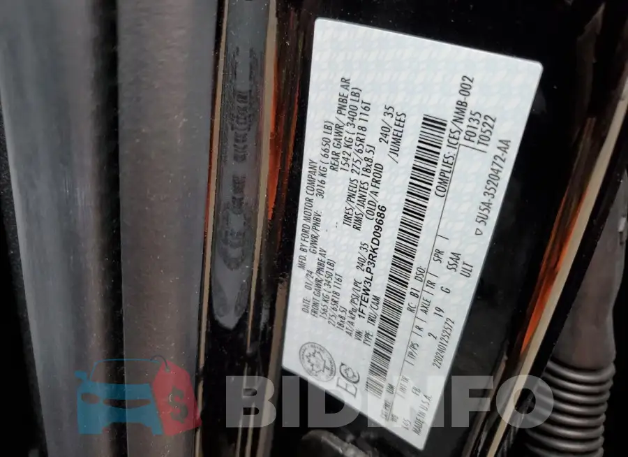 1FTEW3LP3RKD09686 Photo# 12