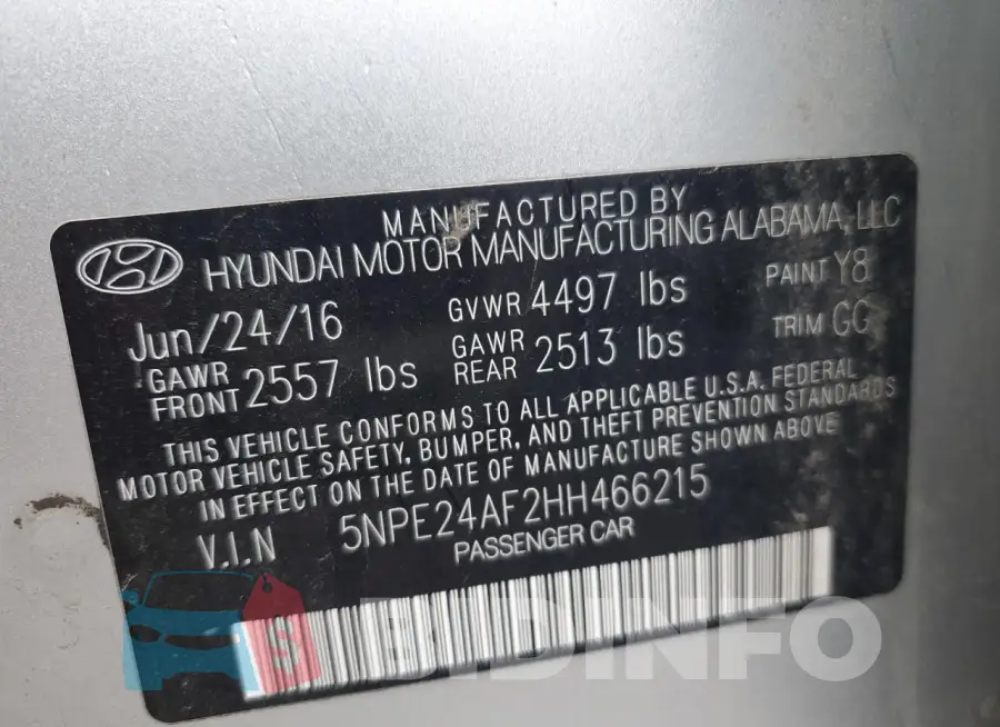 5NPE24AF2HH466215 Photo# 12