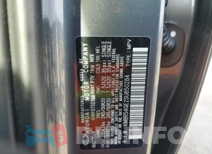 KM8R54GE2SU850284 Photo# 14