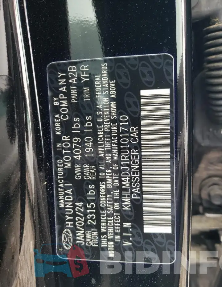 KMHLM4DJ1RU101710 Photo# 13