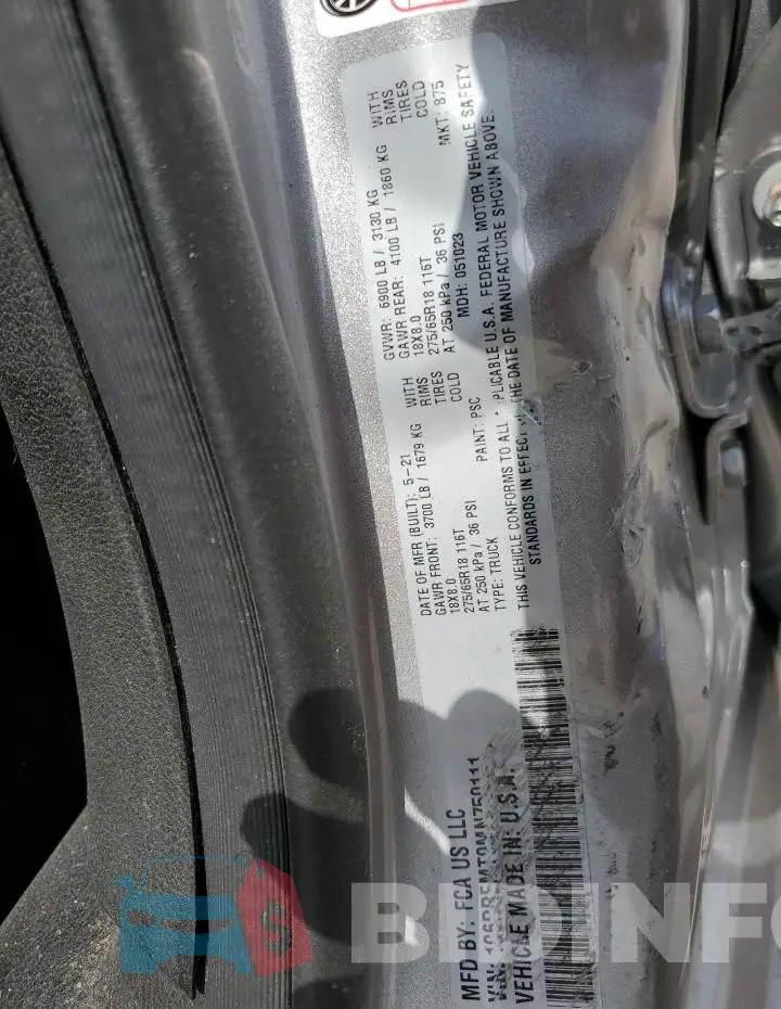 1C6RREMT0MN750111 Photo# 12