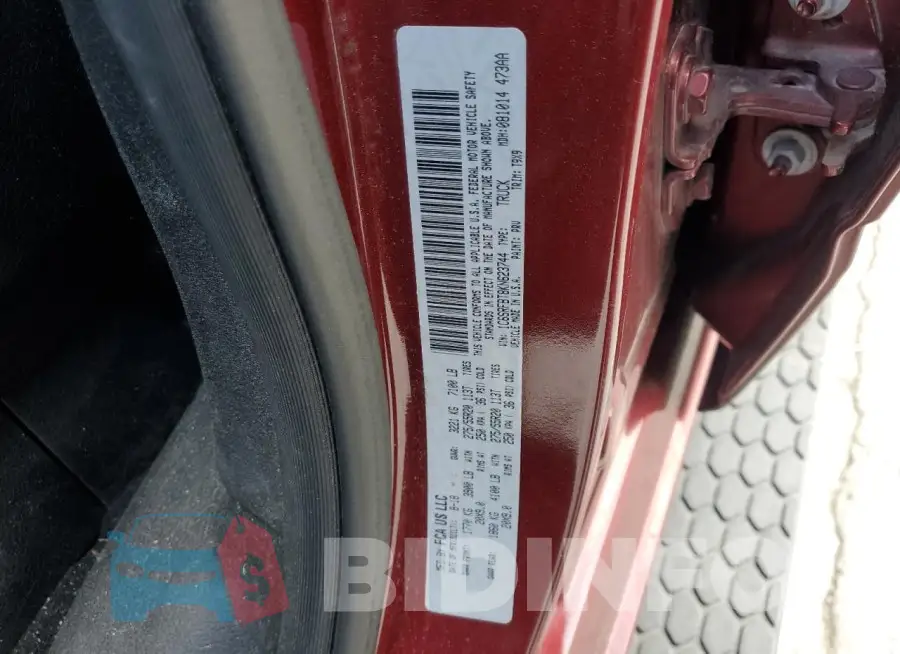 1C6SRFBT8KN623744 Photo# 12