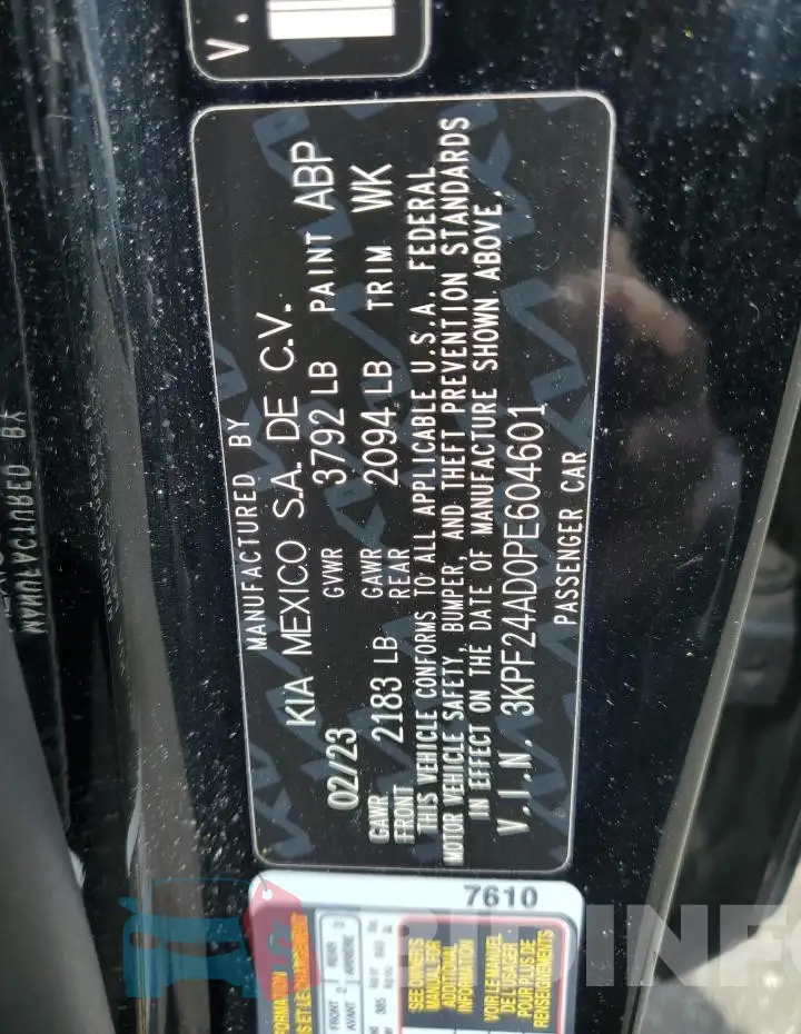 3KPF24AD0PE604601 Photo# 12