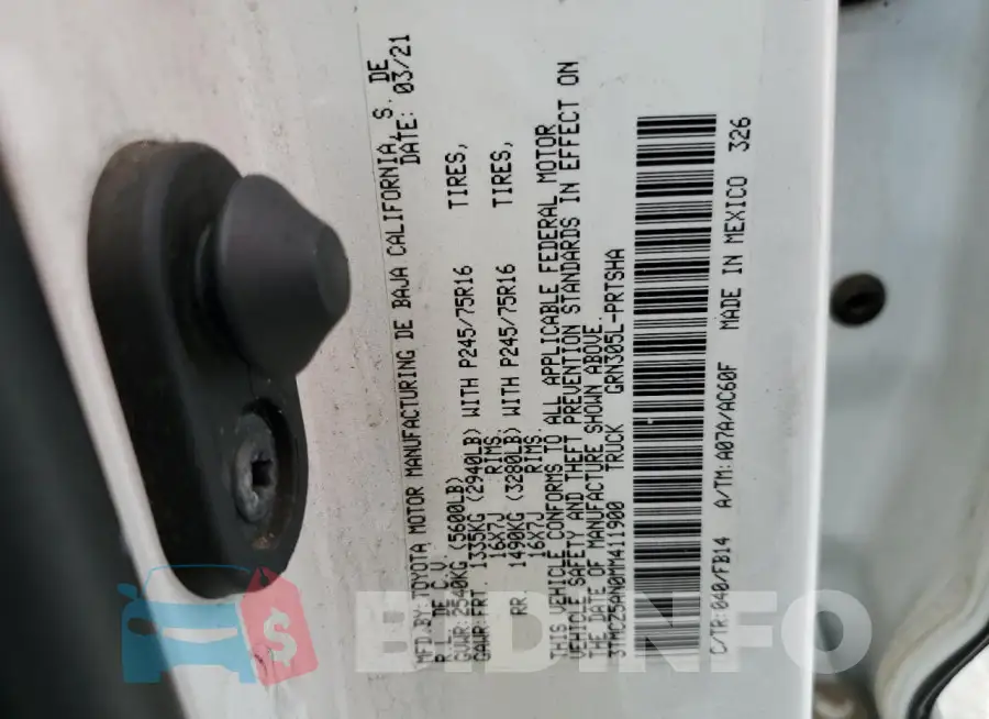 3TMCZ5AN0MM411900 Photo# 12