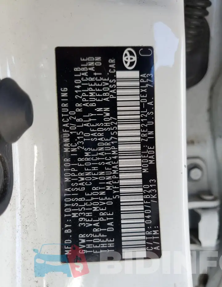5YFEPMAE4MP175527 Photo# 12