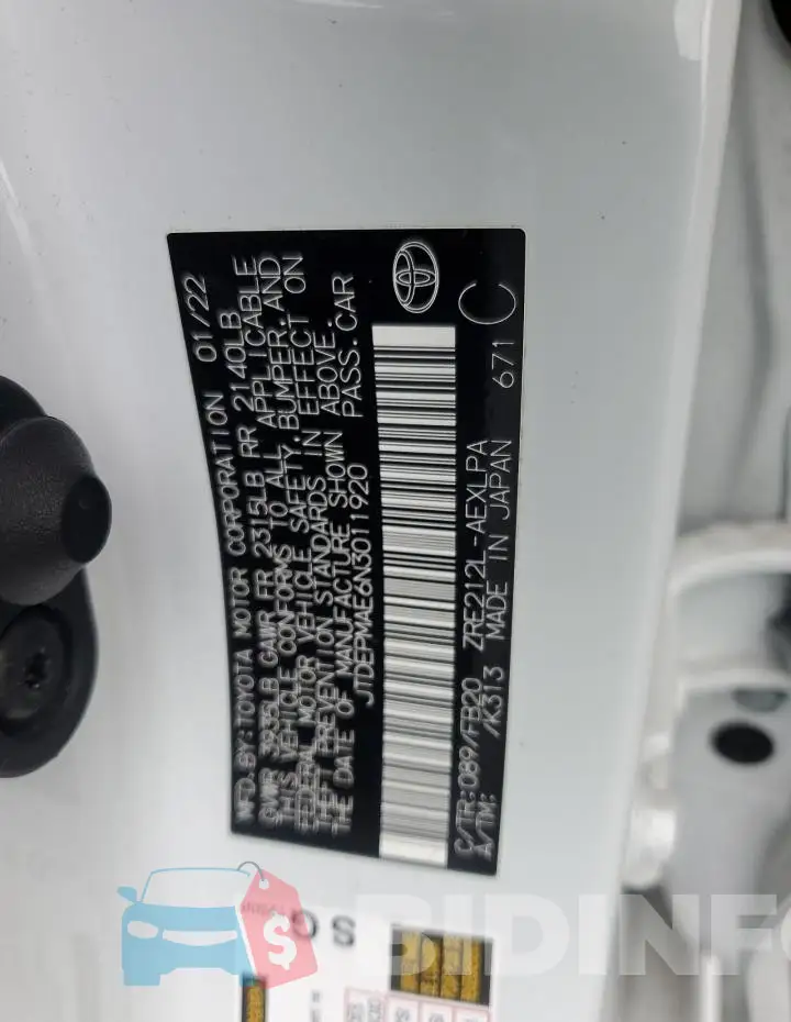 JTDEPMAE6N3011920 Photo# 12