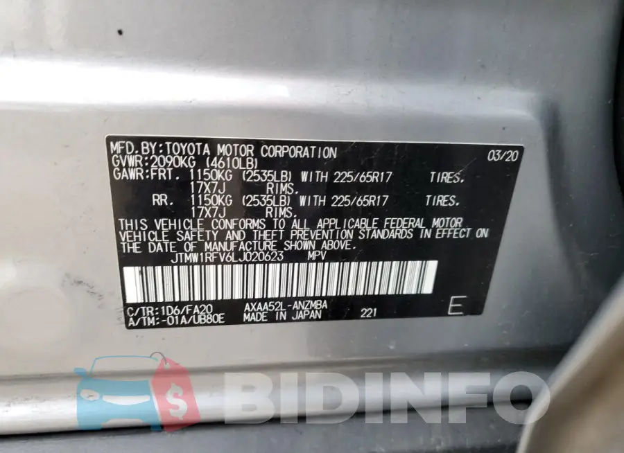 JTMW1RFV6LJ020623 Photo# 13