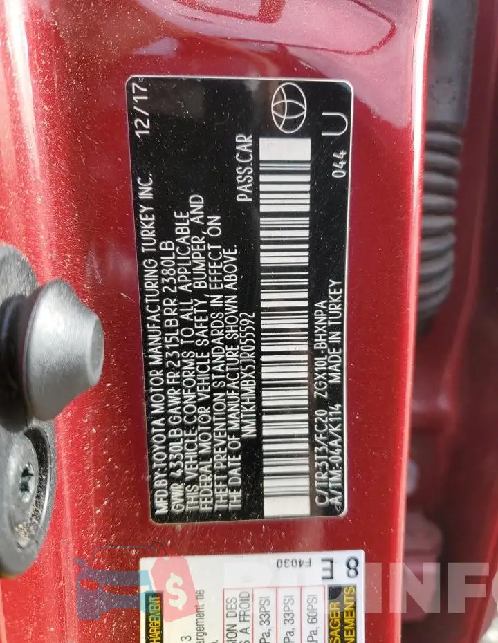 NMTKHMBX5JR055592 Photo# 12