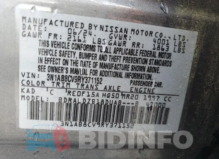 3N1AB8CV9RY371152 Photo# 12