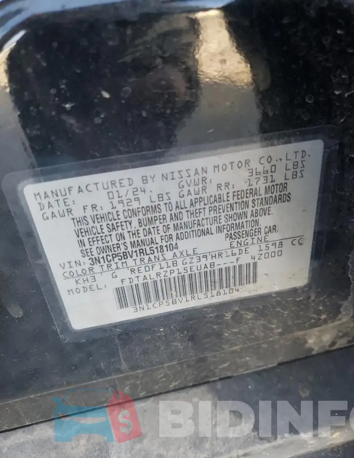 3N1CP5BV1RL518104 Photo# 12