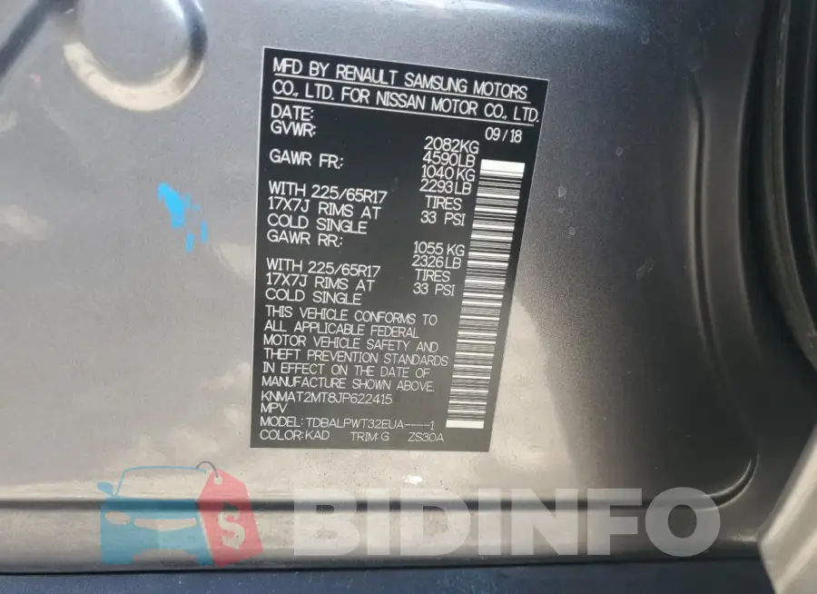KNMAT2MT8JP622415 Photo# 14