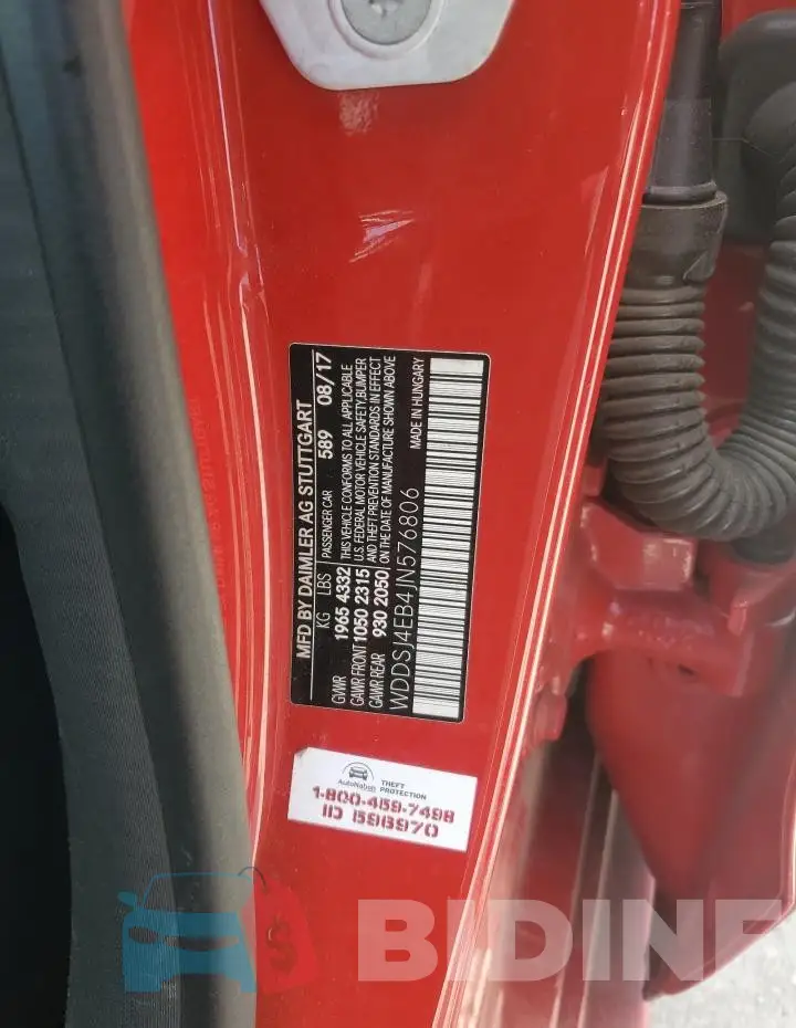 WDDSJ4EB4JN576806 Photo# 12