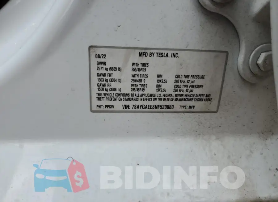 7SAYGAEE8NF520080 Photo# 13