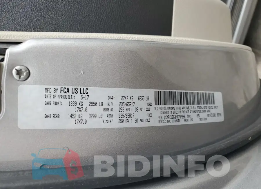 2C4RC1BG3HR797098 Photo# 13