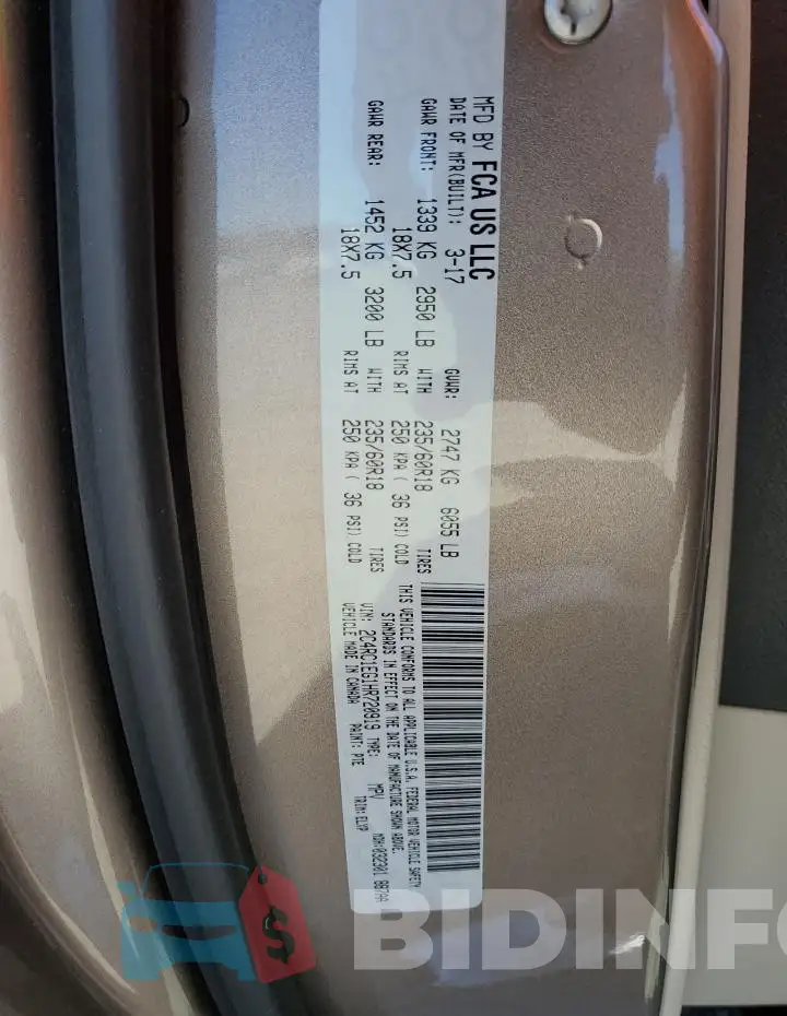 2C4RC1EG1HR720919 Photo# 13