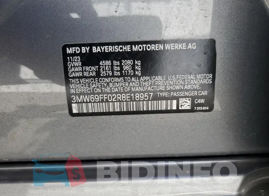 3MW69FF02R8E18957 Photo# 12