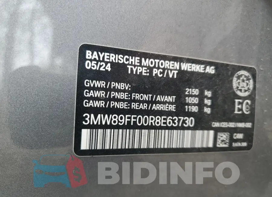 3MW89FF00R8E63730 Photo# 13