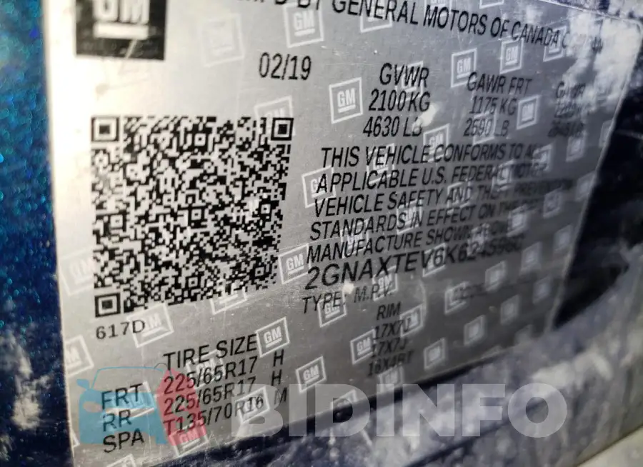 2GNAXTEV6K6245960 Photo# 13