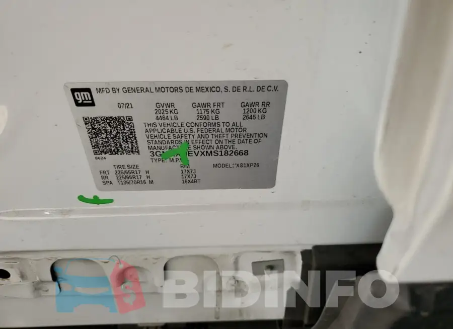 3GNAXHEVXMS182668 Photo# 13