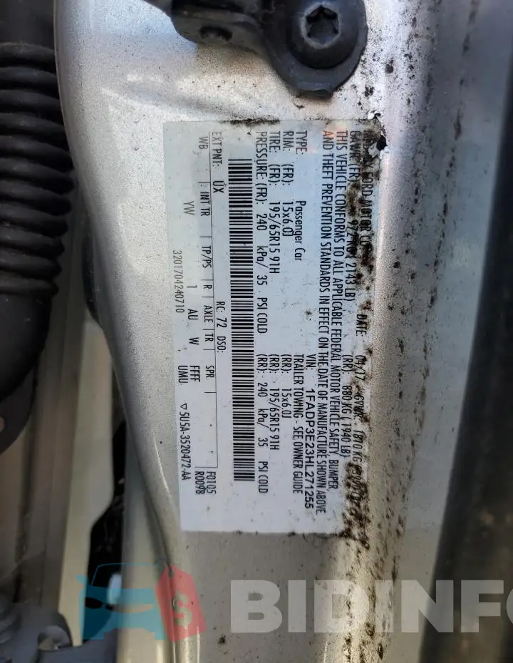 1FADP3E23HL271255 Photo# 12