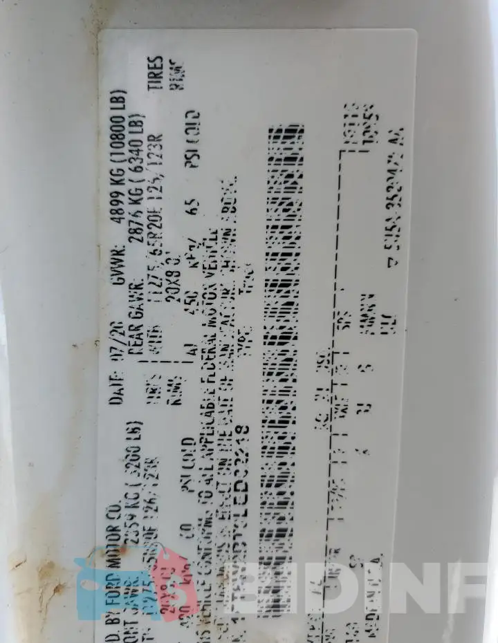 1FT8W2BT0LED82218 Photo# 12