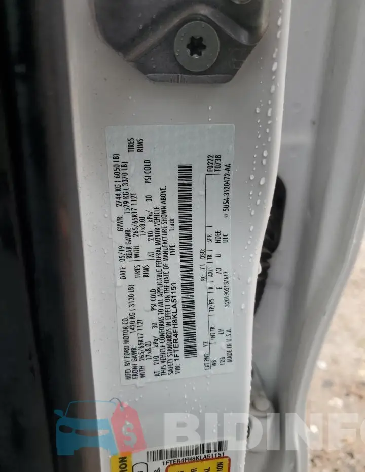 1FTER4FH8KLA51151 Photo# 12