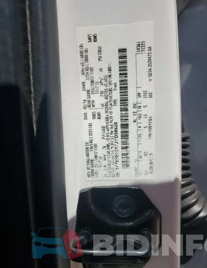 1FTEW1C57JKD58820 Photo# 12