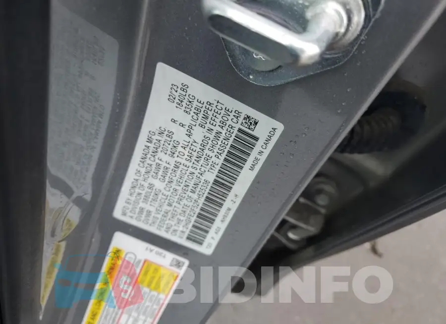2HGFE2F52PH525336 Photo# 12