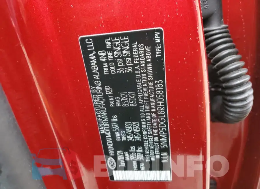 5NMP5DGL8RH058183 Photo# 14