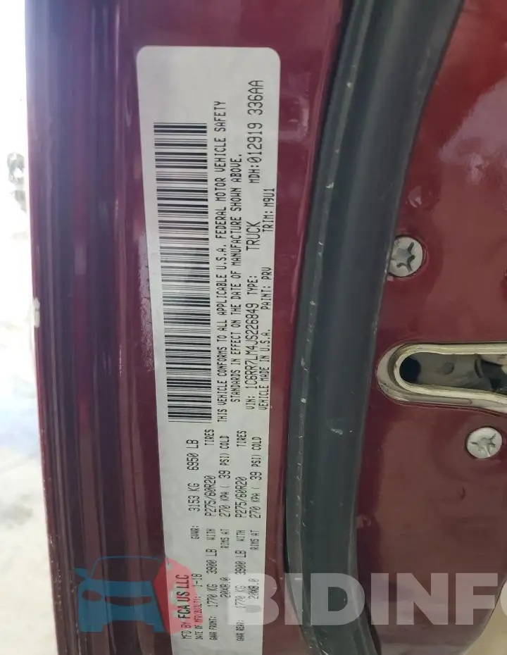 1C6RR7LM4JS226849 Photo# 12