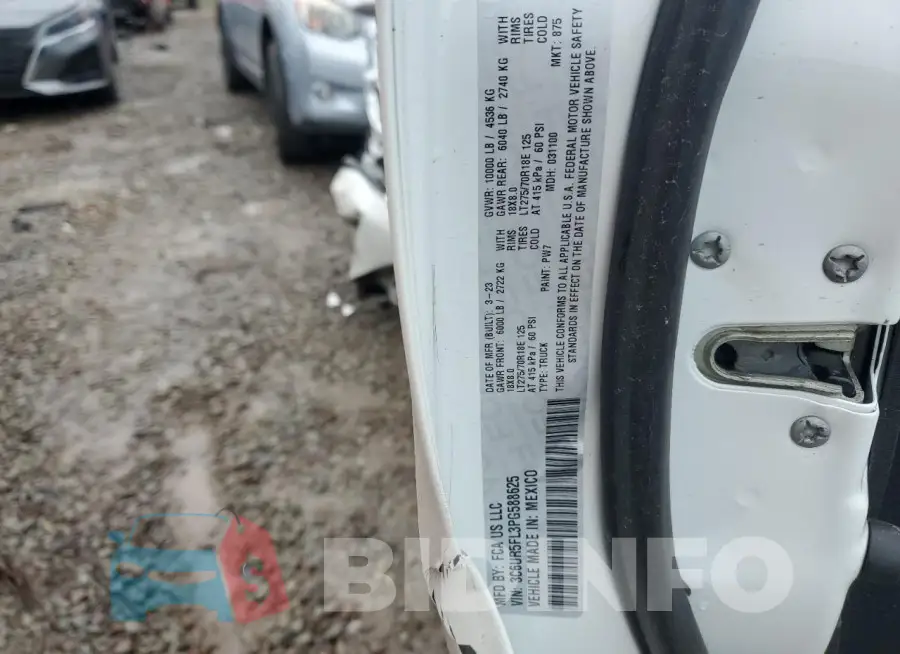 3C6UR5FL3PG588625 Photo# 13