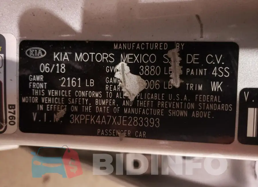 3KPFK4A7XJE283393 Photo# 12