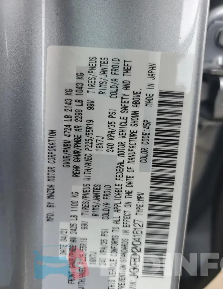 JM3KFBDM2M0416127 Photo# 12