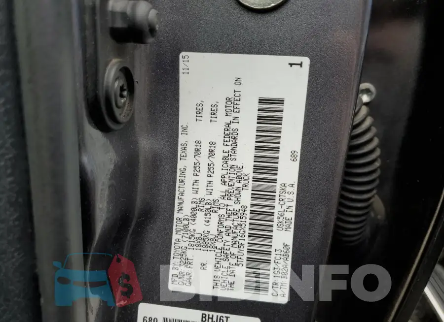 5TFUY5F16GX515948 Photo# 12